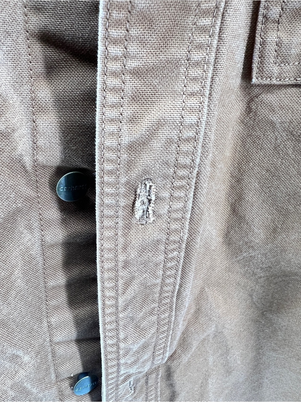 Carhartt Men's Tan Rugged Flex Shirt Jacket - Picture 5 of 9